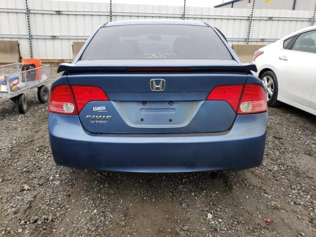 1HGFA16848L081106 - 2008 HONDA CIVIC EX BLUE photo 6