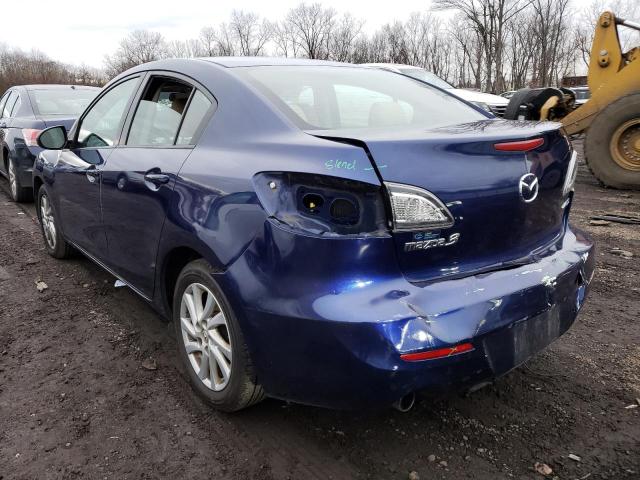 JM1BL1V80C1563102 - 2012 MAZDA 3 I BLUE photo 2