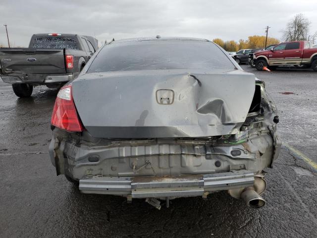 1HGCS12878A001024 - 2008 HONDA ACCORD EXL GRAY photo 6