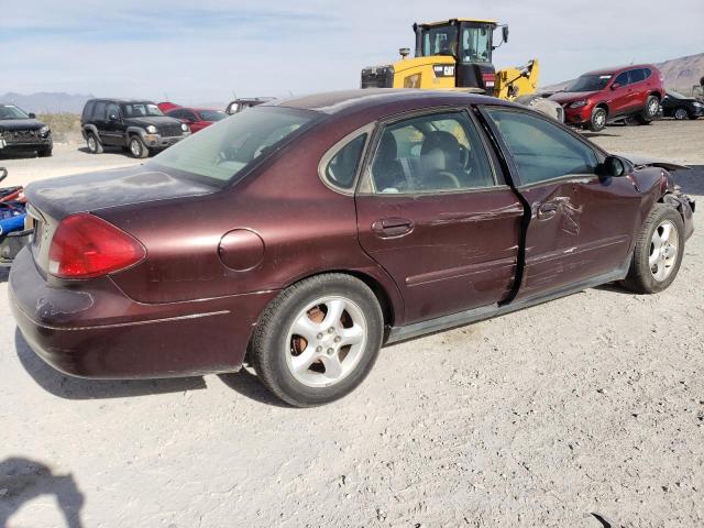 1FAFP52U71A205321 - 2001 FORD TAURUS LX BURGUNDY photo 3