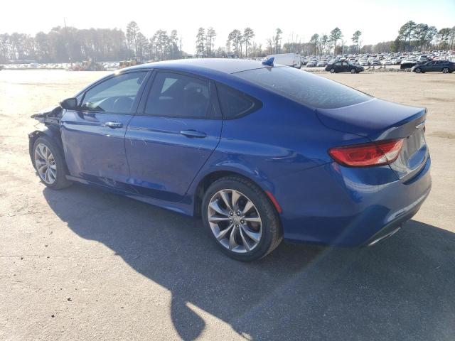 1C3CCCBG5FN654296 - 2015 CHRYSLER 200 S BLUE photo 2