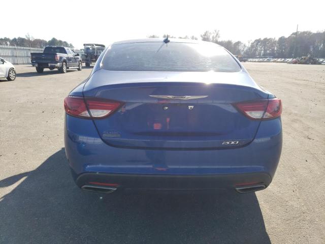 1C3CCCBG5FN654296 - 2015 CHRYSLER 200 S BLUE photo 6