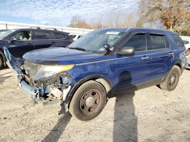 1FM5K8AR4DGC01825 - 2013 FORD EXPLORER POLICE INTERCEPTOR BLUE photo 1