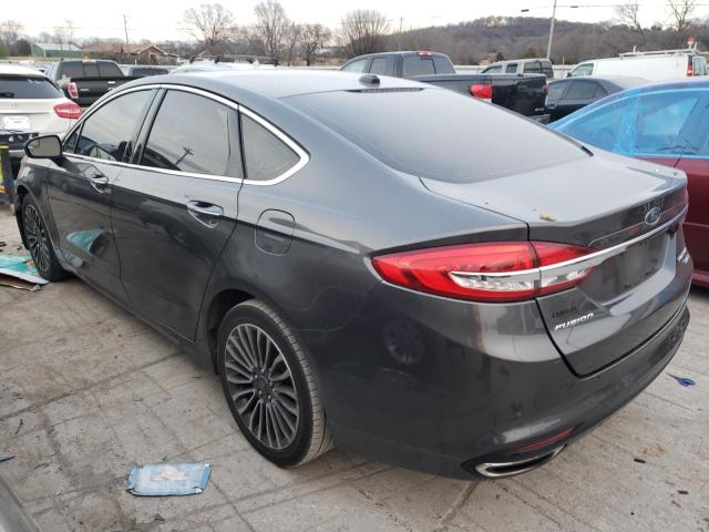 3FA6P0D95JR159117 - 2018 FORD FUSION TITANIUM/PLATINUM CHARCOAL photo 2