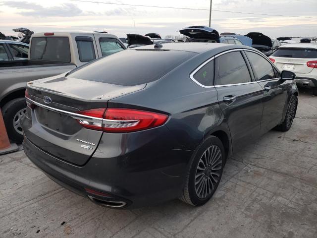 3FA6P0D95JR159117 - 2018 FORD FUSION TITANIUM/PLATINUM CHARCOAL photo 3