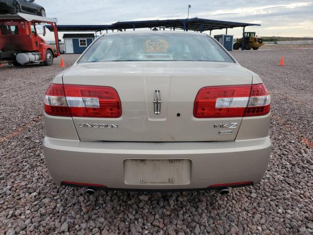 3LNHM28T27R620467 - 2007 LINCOLN MKZ BEIGE photo 6