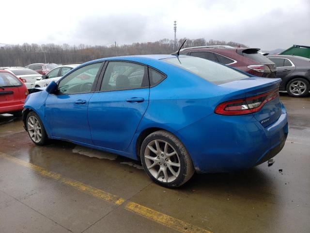 1C3CDFAA9GD549005 - 2016 DODGE DART SE BLUE photo 2