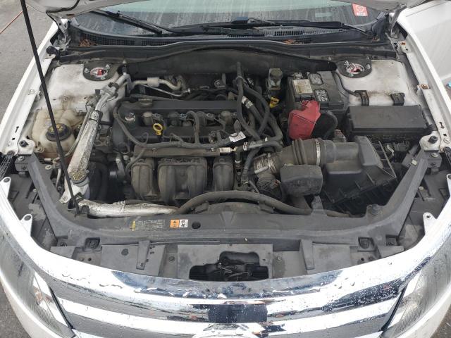 3FAHP0JA8CR433842 - 2012 FORD FUSION SEL WHITE photo 11