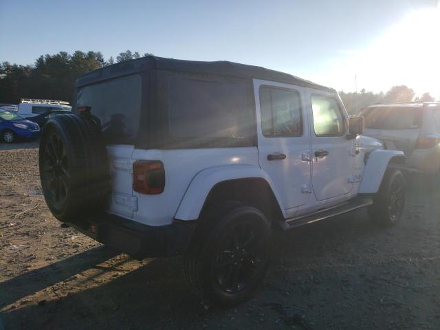 1C4JJXP66MW799452 - 2021 JEEP WRANGLER U SAHARA 4XE WHITE photo 3