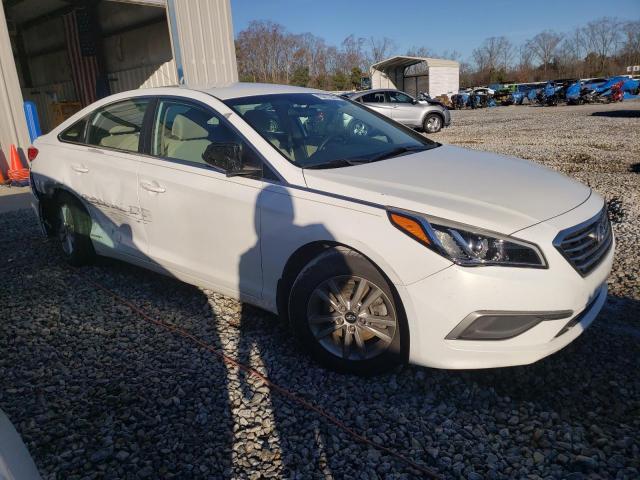 5NPE24AF5HH507694 - 2017 HYUNDAI SONATA SE WHITE photo 4