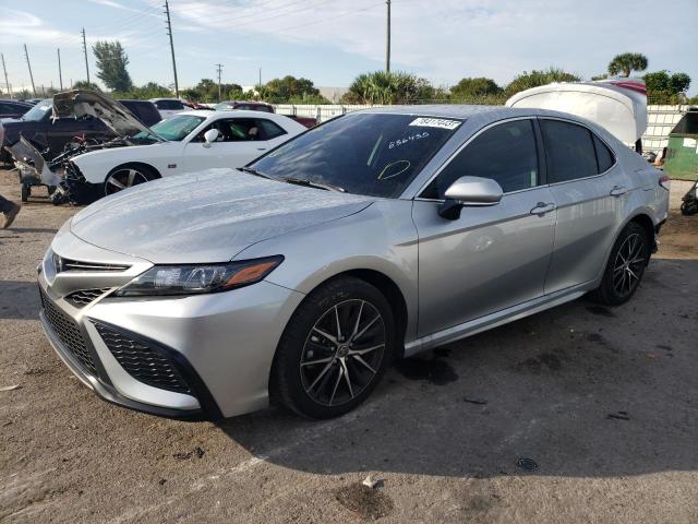 4T1G11AK5PU836435 - 2023 TOYOTA CAMRY SE NIGHT SHADE SILVER photo 1