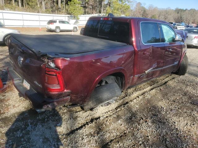 1C6SRFHT9MN552645 - 2021 RAM 1500 LIMITED BURGUNDY photo 3