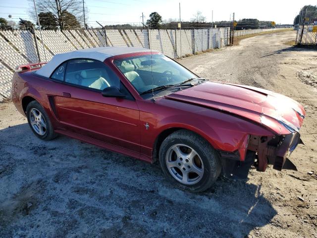 1FAFP44433F361658 - 2003 FORD MUSTANG RED photo 4