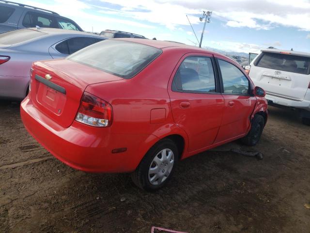 KL1TD52625B503905 - 2005 CHEVROLET AVEO BASE Qırmızı foto 3