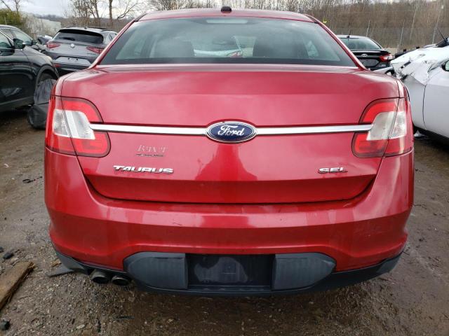 1FAHP2EW2AG126477 - 2010 FORD TAURUS SEL BURGUNDY photo 6