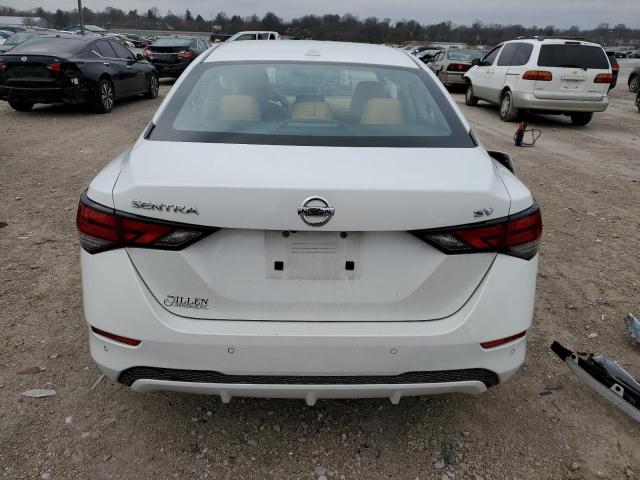 3N1AB8CV3MY290821 - 2021 NISSAN SENTRA SV WHITE photo 6