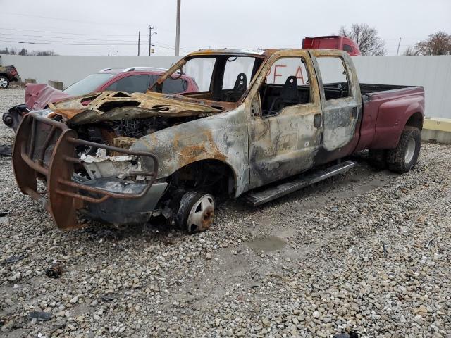 1FTWW33F41ED35986 - 2001 FORD F350 SUPER DUTY BURN photo 1