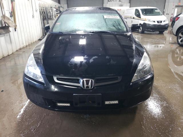 1HGCM56613A077924 - 2003 HONDA ACCORD EX BLACK photo 5