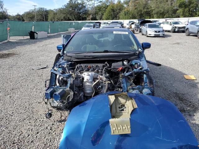 2HGFG3B07EH520754 - 2014 HONDA CIVIC EXL ლურჯი ფოტო 5