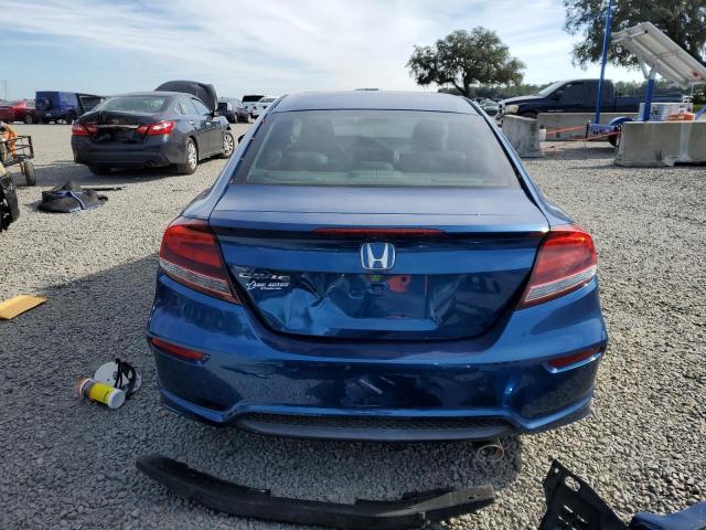 2HGFG3B07EH520754 - 2014 HONDA CIVIC EXL BLUE photo 6