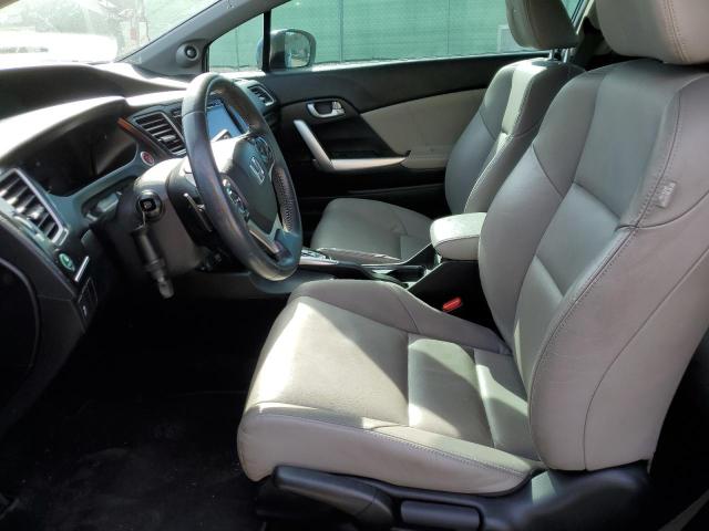 2HGFG3B07EH520754 - 2014 HONDA CIVIC EXL ლურჯი ფოტო 7