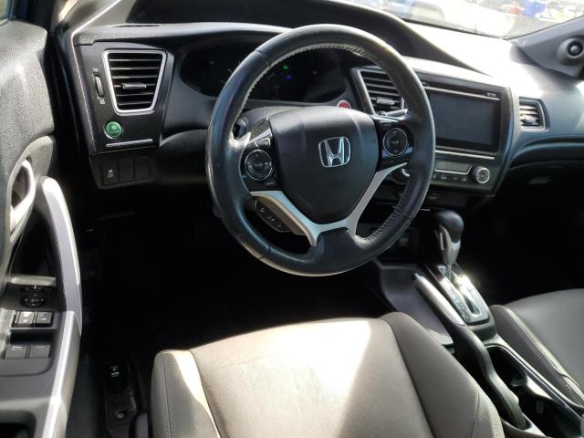 2HGFG3B07EH520754 - 2014 HONDA CIVIC EXL ლურჯი ფოტო 8