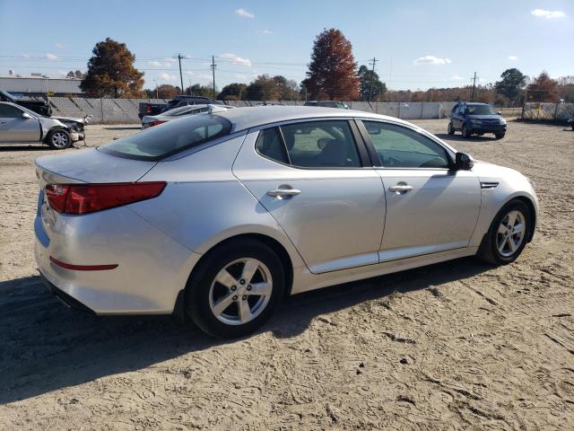 KNAGM4A76E5475827 - 2014 KIA OPTIMA LX SILVER photo 3