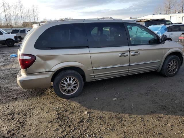 2C8GT64L83R112423 - 2003 CHRYSLER TOWN & COU LIMITED TAN photo 3