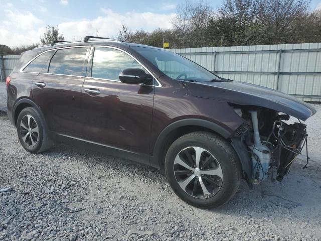 5XYPH4A1XGG021142 - 2016 KIA SORENTO EX BURGUNDY photo 4