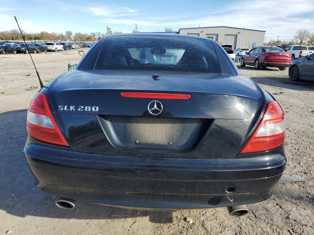 WDBWK54F08F181060 - 2008 MERCEDES-BENZ SLK 280 BLACK photo 6