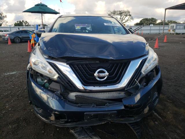 5N1AZ2MG1HN129677 - 2017 NISSAN MURANO S BLUE photo 5