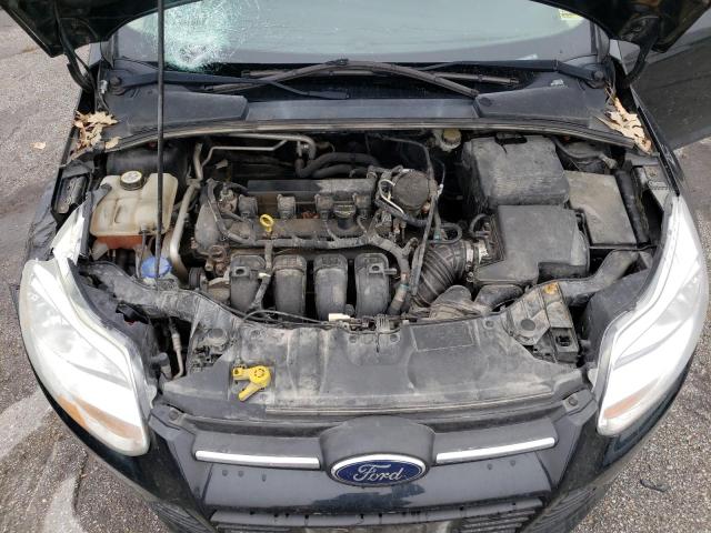 1FAHP3K21CL337607 - 2012 FORD FOCUS SE BLACK photo 11