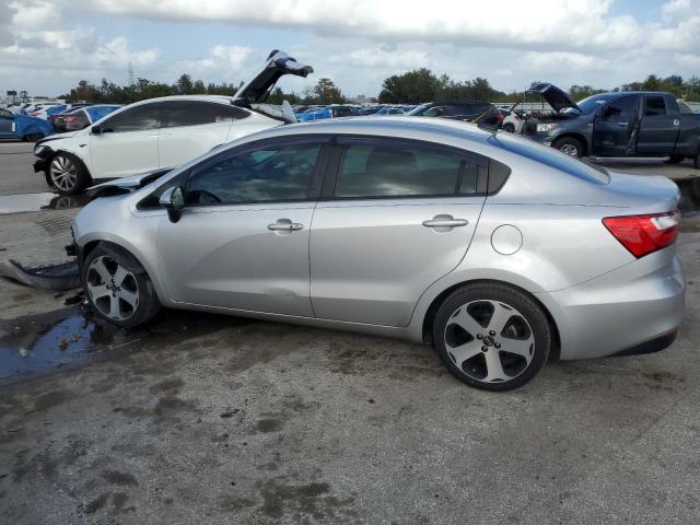 KNADN4A38G6625219 - 2016 KIA RIO EX SILVER photo 2