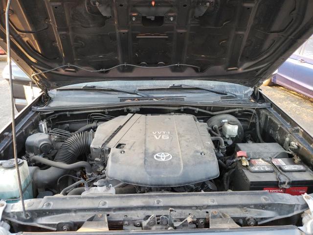 3TMJU4GN1EM165772 - 2014 TOYOTA TACOMA DOUBLE CAB PRERUNNER GRAY photo 11