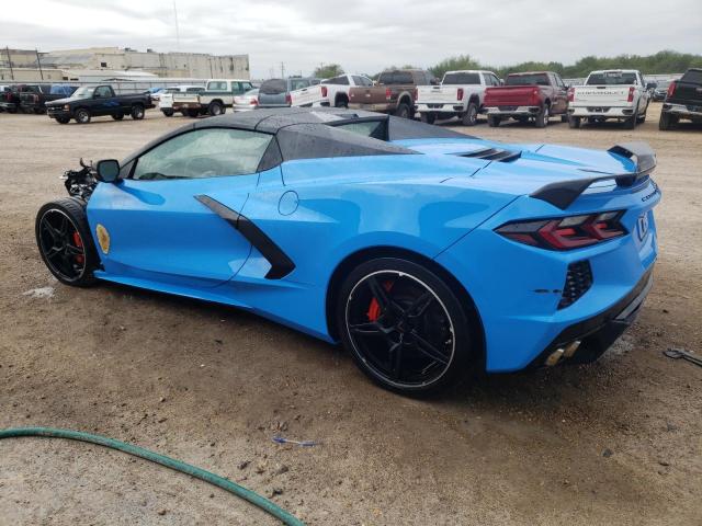 1G1YB3D46N5124322 - 2022 CHEVROLET CORVETTE STINGRAY 2LT BLUE photo 2