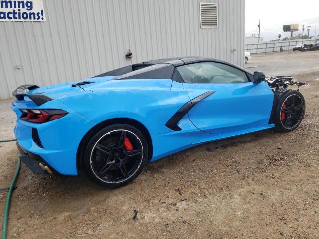 1G1YB3D46N5124322 - 2022 CHEVROLET CORVETTE STINGRAY 2LT BLUE photo 3