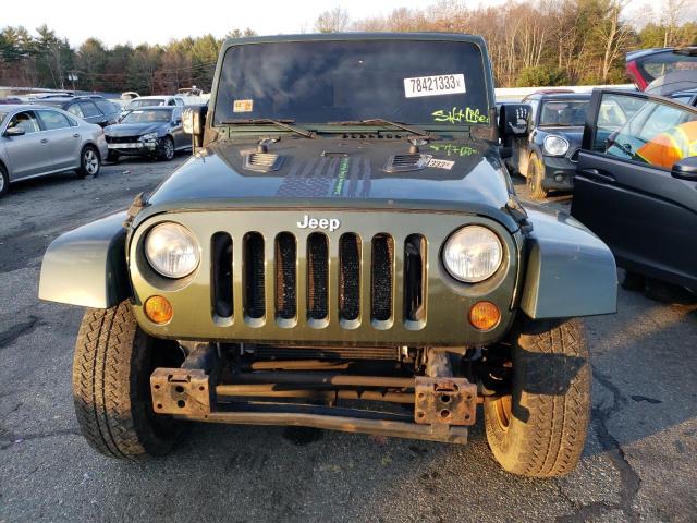 1J4GA59157L175870 - 2007 JEEP WRANGLER SAHARA GREEN photo 5