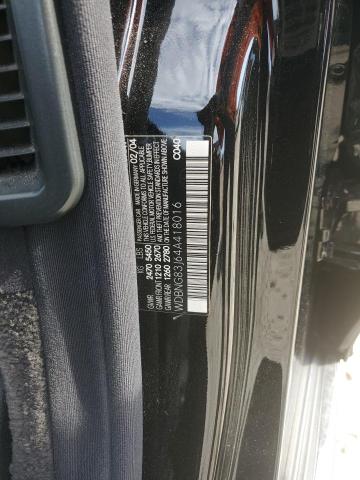 WDBNG83J64A418016 - 2004 MERCEDES-BENZ S 430 4MATIC BLACK photo 12