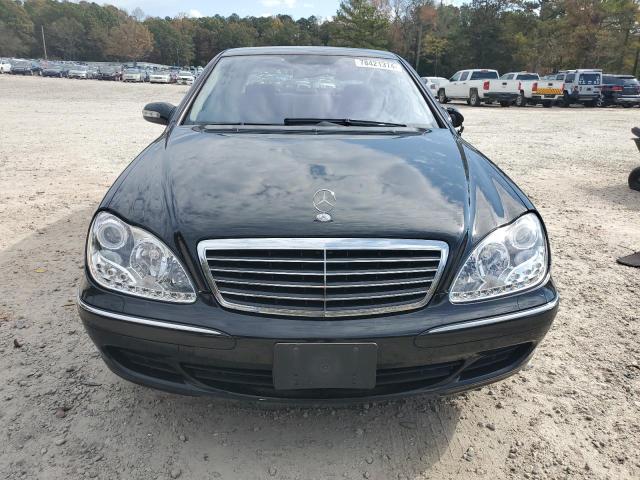 WDBNG83J64A418016 - 2004 MERCEDES-BENZ S 430 4MATIC BLACK photo 5