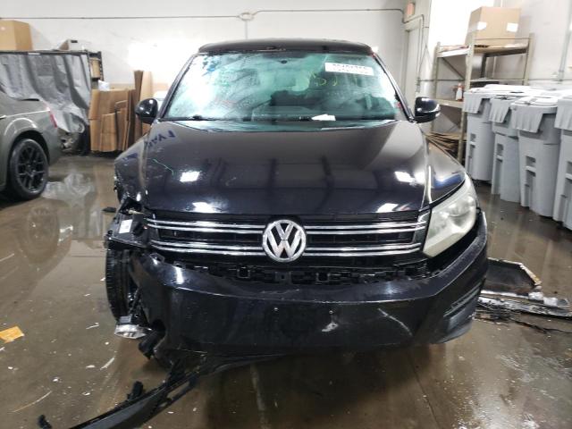 WVGAV7AX9DW533652 - 2013 VOLKSWAGEN TIGUAN S BLACK photo 5