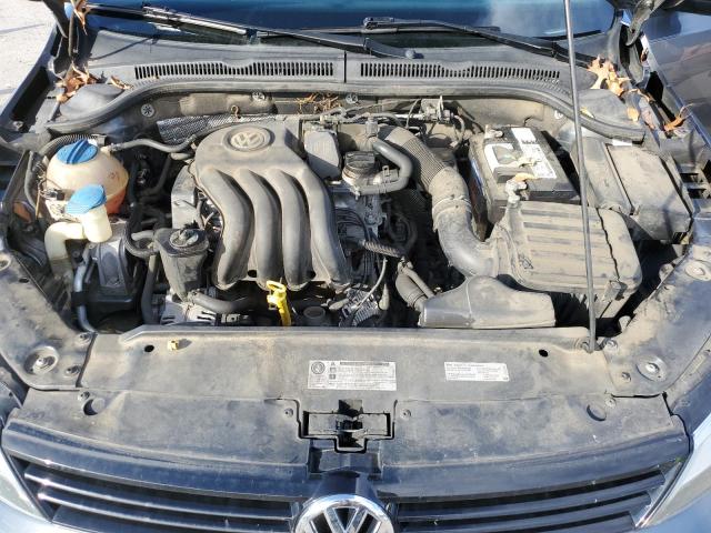 3VW2K7AJ7EM355753 - 2014 VOLKSWAGEN JETTA BASE GRAY photo 11