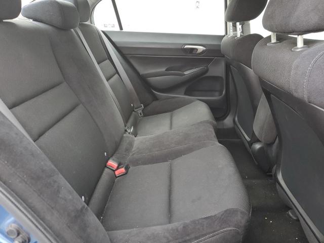 19XFA16619E023641 - 2009 HONDA CIVIC LX-S Bleu photo 10