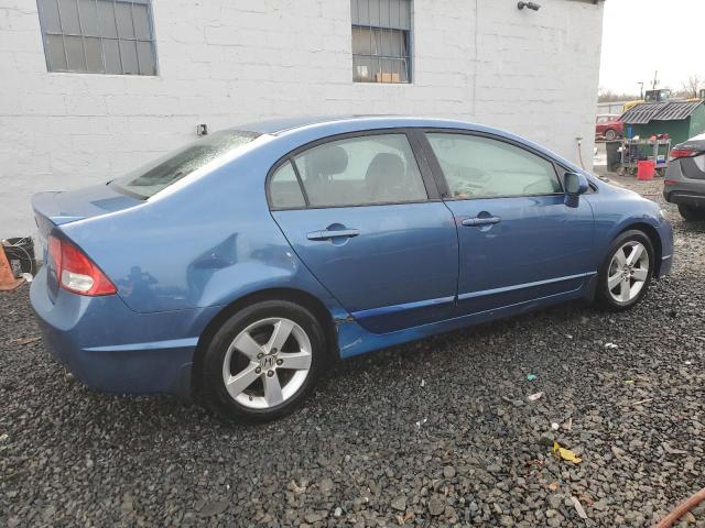 19XFA16619E023641 - 2009 HONDA CIVIC LX-S Bleu photo 3