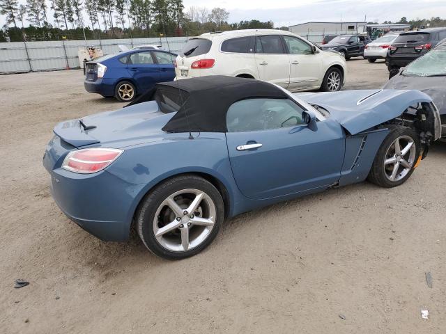 1G8MG35X27Y134132 - 2007 SATURN SKY REDLINE BLUE photo 3