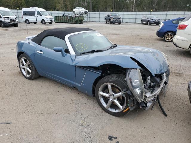 1G8MG35X27Y134132 - 2007 SATURN SKY REDLINE BLUE photo 4