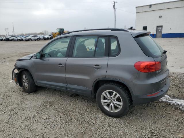 WVGAV7AXXFW542959 - 2015 VOLKSWAGEN TIGUAN S GRAY photo 2