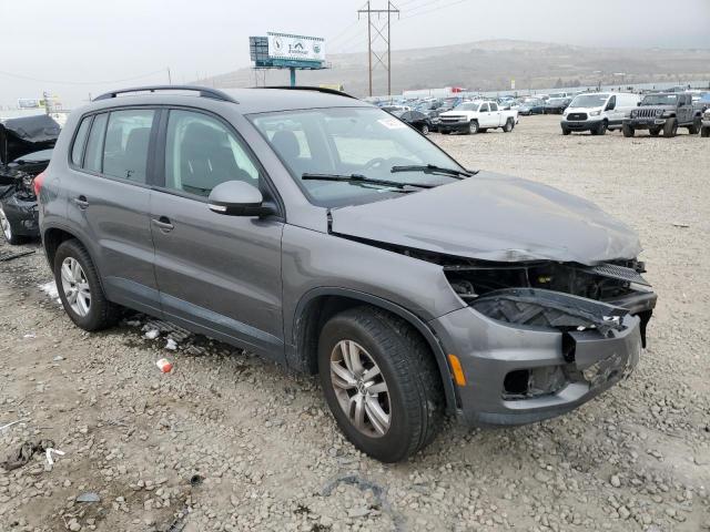 WVGAV7AXXFW542959 - 2015 VOLKSWAGEN TIGUAN S GRAY photo 4