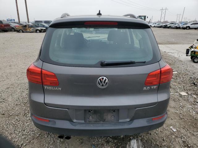 WVGAV7AXXFW542959 - 2015 VOLKSWAGEN TIGUAN S GRAY photo 6