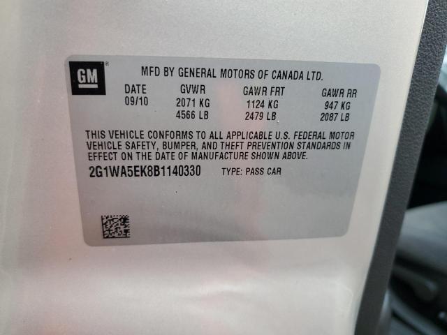 2G1WA5EK8B1140330 - 2011 CHEVROLET IMPALA LS TAN photo 13