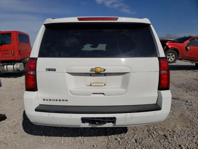 1GNSKJKC4FR305559 - 2015 CHEVROLET SUBURBAN K1500 LT WHITE photo 6